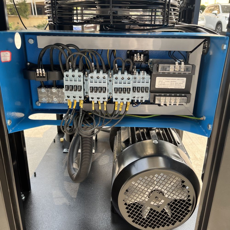 Bezpośrednie napędzane 10HP 220V/440V 60 Hz podwójne napięcie napięcia przykręcone maszyna sprężarki powietrza