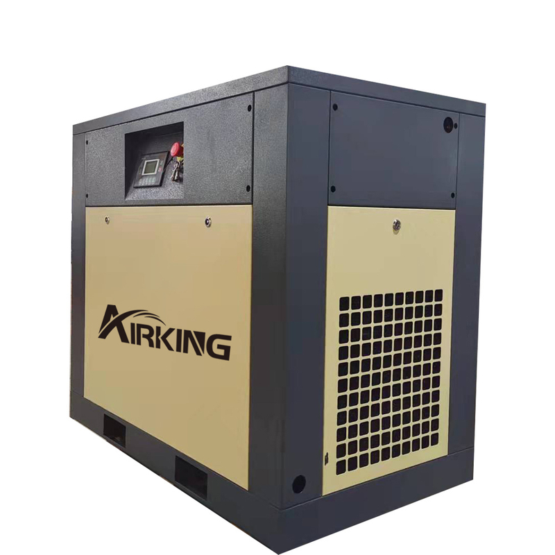 AIRKING 22KW 30HP AK-30 7bar stała prędkość IP23 przenośna sprężarka śrubowa sprężarka powietrza do maszyny pakującej papier