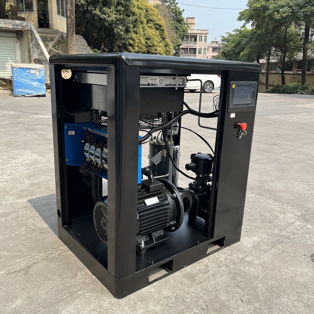 Bezpośrednie napędzane 10HP 220V/440V 60 Hz podwójne napięcie napięcia przykręcone maszyna sprężarki powietrza