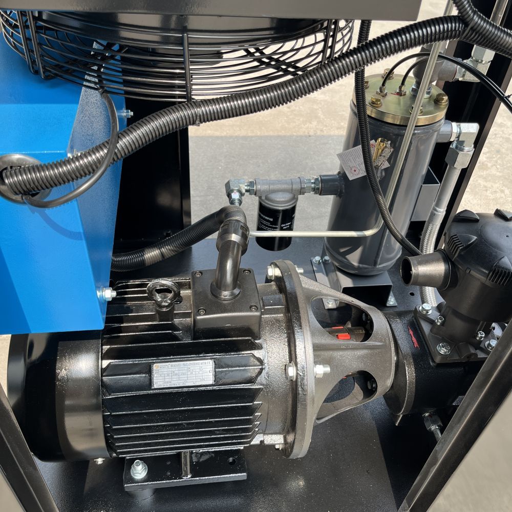 Bezpośrednie napędzane 10HP 220V/440V 60 Hz podwójne napięcie napięcia przykręcone maszyna sprężarki powietrza